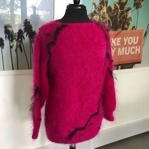Vintage 80s Handmade Sweater Sz L